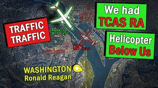 TCAS Avoided Collision with Army Helicopter Over Potomac River [upl. by Rramahs]