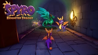 HOW TO GET LAST DRAGON STATUE IN HAUNTED TOWERS SPYRO REIGNITED  SPYRO THE DRAGON 4K VIDEO [upl. by Ahsaeym]