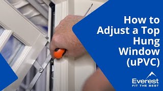 How to Adjust a Top Hung Window uPVC [upl. by Oniuqa]