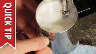 How to AutoFroth Milk for Lattes [upl. by Atinra]