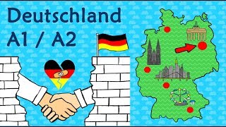 Deutsch A1  A2 Deutschland  Geographie amp Kultur  Learn German Geography amp Culture in Germany [upl. by Kerek753]