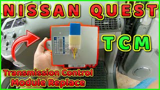 Nissan Quest TCM replace  transmission control module [upl. by Aerdnaeel]