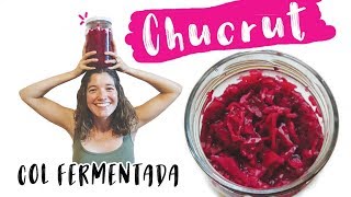 Chucrut receta de Col Lombarda o Repollo Morado  Nutririana [upl. by Joette]