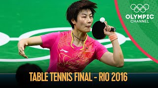 Womens Singles Table Tennis  Full Gold Medal Match  Rio 2016 Replays [upl. by Alahsal]