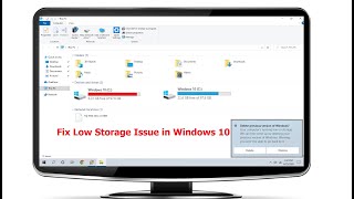 Fix C Drive Full Storage Issue After Windows 10 Upgrade 100 Works [upl. by Daukas]