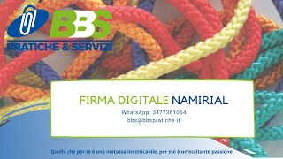 FIRMA DIGITALE NAMIRIAL [upl. by Ayotahs572]