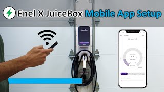 Enel X JuiceBox Level 2 EV Charger Mobile App Setup [upl. by Drofnelg]