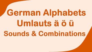 German Alphabets Umlauts amp Sounds  Buchstaben  Level A1  Learn German in UrduHindi [upl. by Russ]