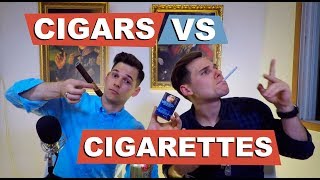 Cigars VS Cigarettes Are we addicted [upl. by Marketa]