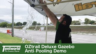 OZtrail Deluxe 45 Gazebo V4 Hydro Flow NEW AntiPonding Technology [upl. by Whatley]