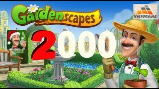 GARDENSCAPES Gameplay  Level 2000 iOS Android [upl. by Brainard985]