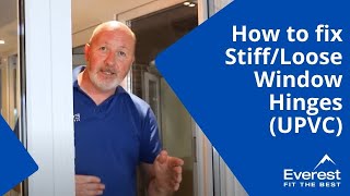 How to Fix StiffLoose Window Hinges uPVC [upl. by Nnaeiram]