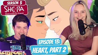 KISS TO SAVE THE WORLD  Shera Season 5 Fiancé Reaction  Episode 13 “Heart Part 2” [upl. by Helse]