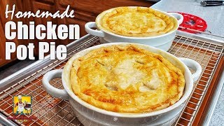 Chicken Pot Pie Recipe  Chicken Pie Recipe [upl. by Rhona137]