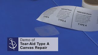 How to Patch Canvas Using TearAid® Type A [upl. by Jordanna]