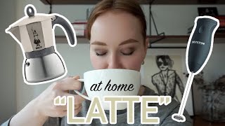 HOW TO MAKE A quotLATTEquot AT HOME moka pot  frother [upl. by Evot83]