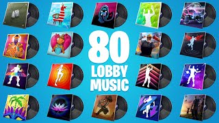 FORTNITE All Lobby Music All 80 Lobby Music [upl. by Nakah]