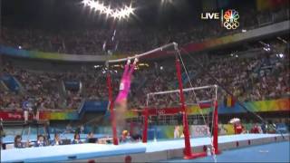 Nastia Liukin  Uneven Bars  2008 Olympics All Around [upl. by Naut]