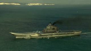 Royal Navy follows Russian warships through English channel [upl. by Aitnauq]