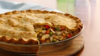 Classic Turkey Pot Pie  Pillsbury Recipe [upl. by Ellord803]