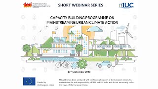 Mainstreaming Urban Climate Action Module 2 on Frameworks for Adaptation and Mitigation in Cities [upl. by Hanser]