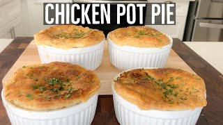 Mini Chicken Pot Pies with Puff Pastry [upl. by Cynarra]