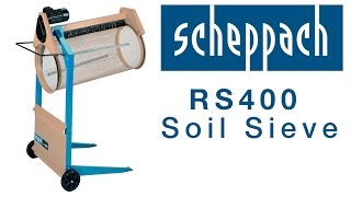 Scheppach RS400 Rotary Sieve Sifter Overview [upl. by Anelis]