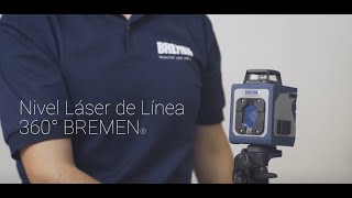 Nivel Láser con línea 360° BREMEN® [upl. by Akitahs]