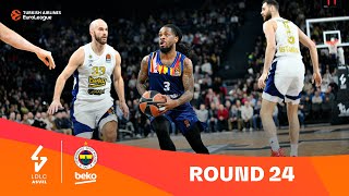 ASVELFenerbahce  Round 24 Highlights  202324 Turkish Airlines EuroLeague [upl. by Llerret]