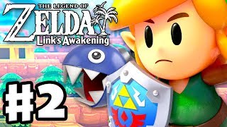 The Legend of Zelda Links Awakening  Gameplay Part 2  Bottle Grotto Nintendo Switch [upl. by Trub]