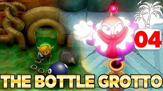 The Bottle Grotto amp Genie in Links Awakening Switch  100 Walkthrough 04 [upl. by Sedecram]