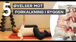 5 Øvelser mot Forkalkning i Ryggen [upl. by Jovitah]