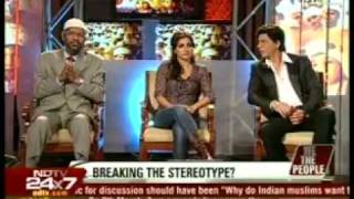 3Dr Zakir Naik Shahrukh Khan Soha Ali Khan on NDTV with Barkha Dutt [upl. by Faxan768]