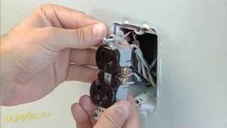 How to Replace a Standard Electrical Outlet For Dummies [upl. by Raddi]