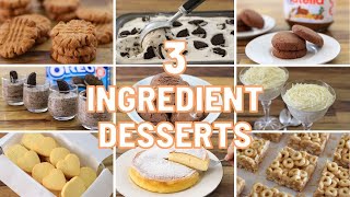 11 Easy 3Ingredient Desserts [upl. by Avat727]