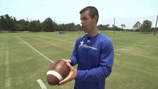 The Drop  How to Punt a Football Series by IMG Academy Football 2 of 5 [upl. by Dorcy]