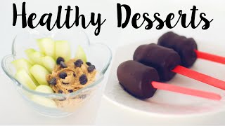 Best Healthy Desserts 5 Easy Recipes [upl. by Boarer309]