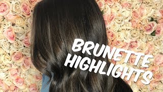 HOW TO HIGHLIGHT DARK HAIR [upl. by Nanahs162]