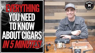 CIGARS 101  Everything You Need to Know About Cigars in 5 Minutes [upl. by Laurella]