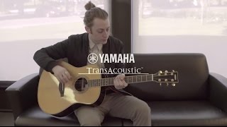 Yamaha TransAcoustic Guitar – Overview with Joshua Ray Gooch [upl. by Etnecniv]