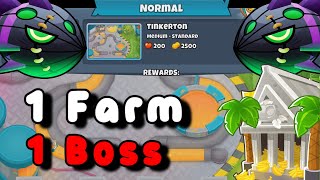 BTD6 Lych  No Monkey Knowledge  Boss Tutorial [upl. by Ahsaekal]