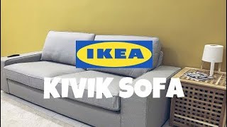 KIVIK Sofa Unboxing amp Assembling  IKEA How To [upl. by Cahra]