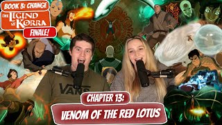 KORRA UNLEASHES HER POWER  Legend of Korra Book 3 FINALE Reaction  EP 13 Venom of the Red Lotus [upl. by Atiuqaj172]