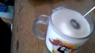 Aerolatte Review Frothing Cold Milk In Under 1 Minute [upl. by Ekenna]