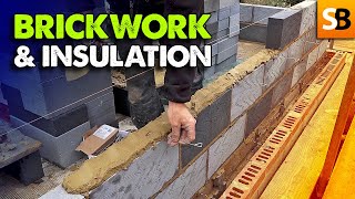 Brickwork amp Insulation  Building an Extension 4 [upl. by Vitek]