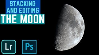 How To Edit The Moon  Stacking In Photoshop [upl. by Alyakim732]