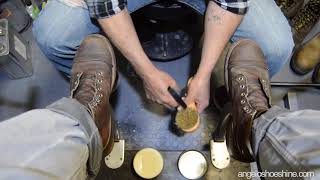 CAN YOU STAY AWAKE TILL THE END  ANGELO SHOE SHINE ASMR [upl. by Hillie]