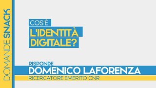 Cos’è l’identità digitale [upl. by Ahsiner]